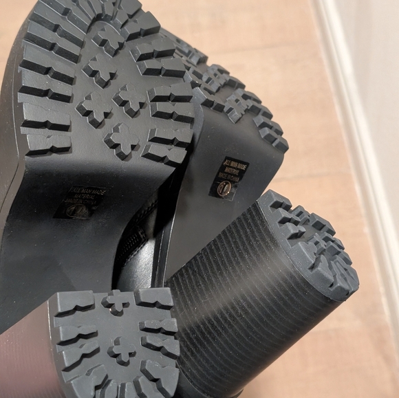 Marco Republic Vancouver Platform Combat Booties Black Size 10 - Picture 9 of 10